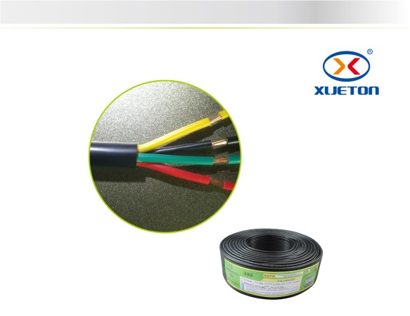 黑擠電源線RVV 4X0.5mm