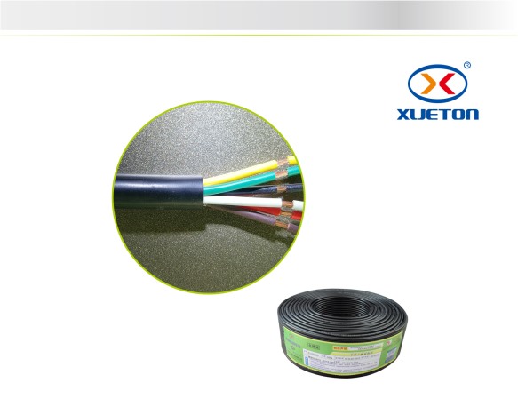 黑擠電源線RVV 6X1.0mm